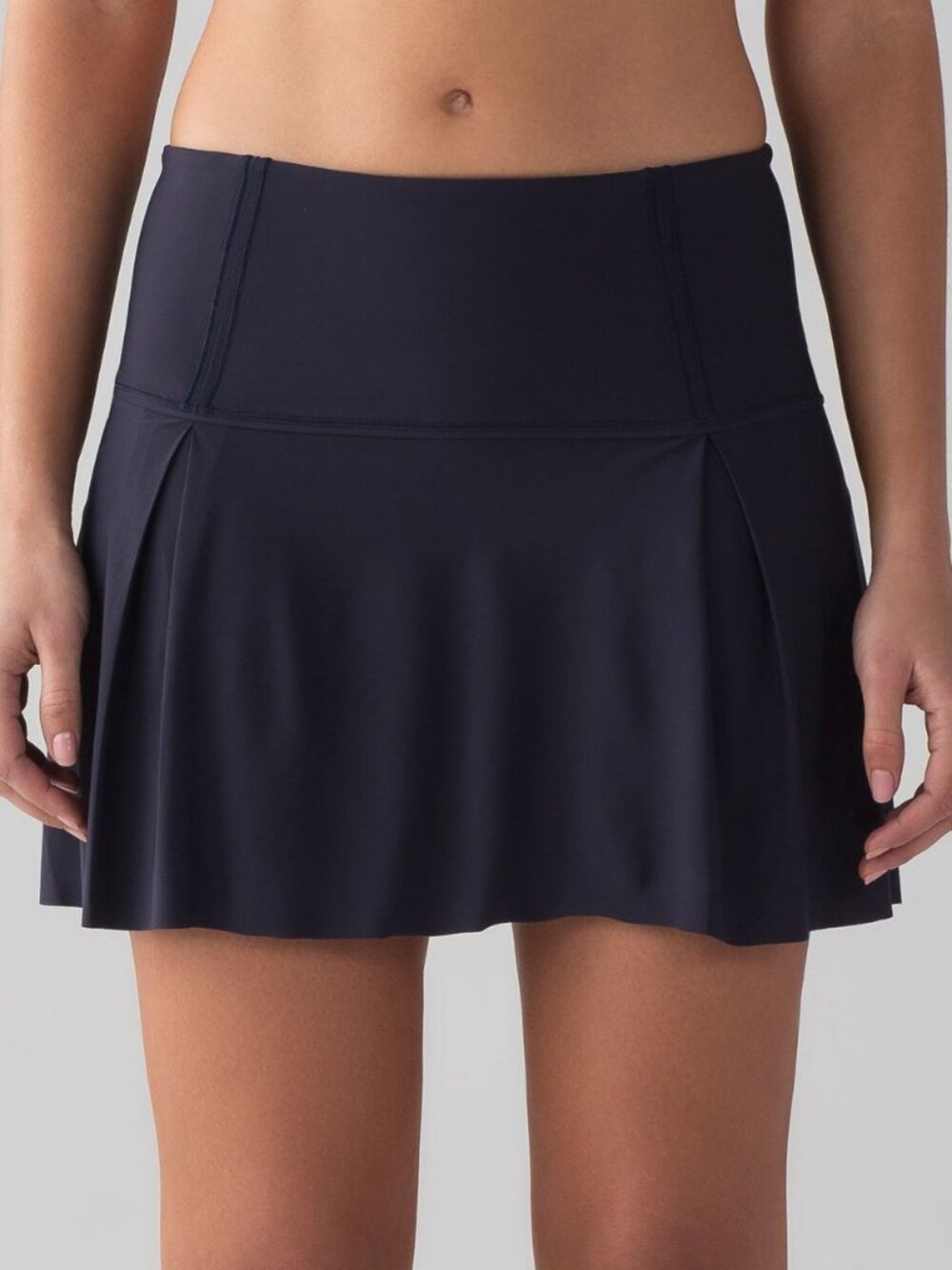 Lululemon Lost In Pace Skirt Skort (Tall) (15") Midnight Navy Size 4 W8770T